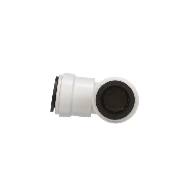 Watts 3517-10 AquaLock Plastic Series, 1/2" CTS x 1/2" CTS Off-White Lead-Free Polysulfone Union Elbow Fitting, O-Ring, Quick Push-to-Connect Design, Tool-Free Installation - Image 1